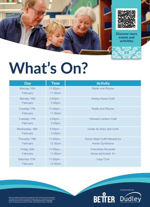 Long Lane Library - Children's Half Term Activities